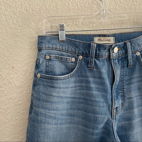 Madewell Wide Leg High Rise Crop Delancey Jeans - Picture 9 of 14